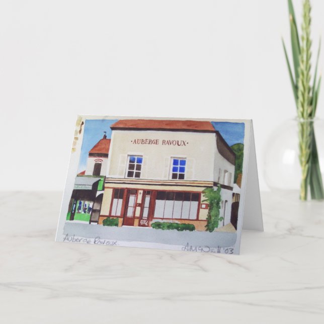 Auberge Ravoux, Auvers sur Oise greeting card (Front)