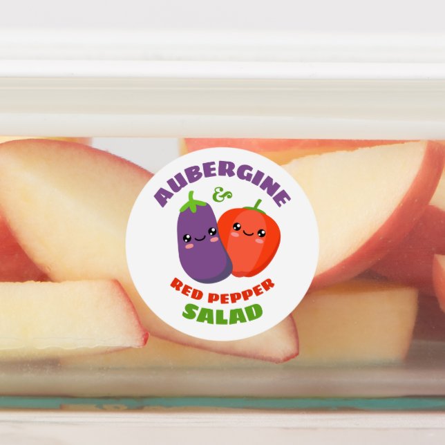 Aubergine and Red Pepper Salad (Affixed)
