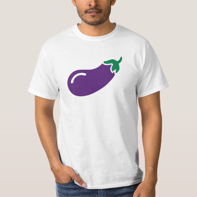 Aubergine eggplant T-Shirt (Front)