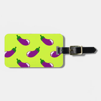 Aubergine Luggage Tag