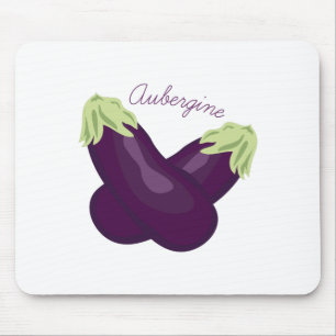 Aubergine Mouse Mat