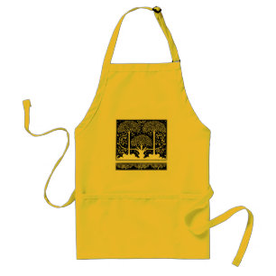 Aubrey Beardsley Art Nouveau Tree Pattern Print Standard Apron