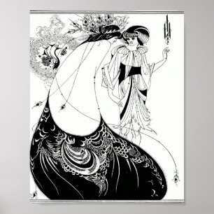 Aubrey Beardsley The Peacock Poster