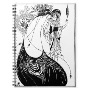 Aubrey Beardsley The Peacock Skirt Art Nouveau Notebook