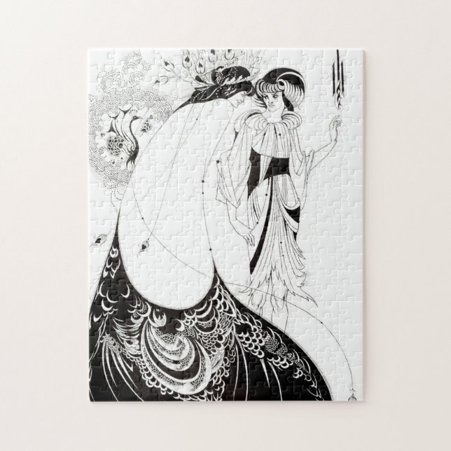 Aubrey Beardsley The Peacock Skirt Puzzle (Vertical)