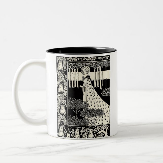 AUBREY BEARDSLEY  Two-Tone COFFEE MUG (Left)