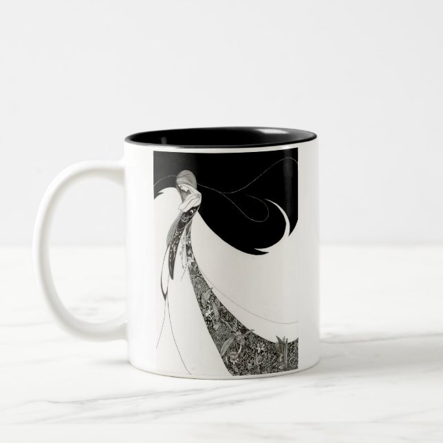 AUBREY BEARDSLEY Two-Tone COFFEE MUG (Left)