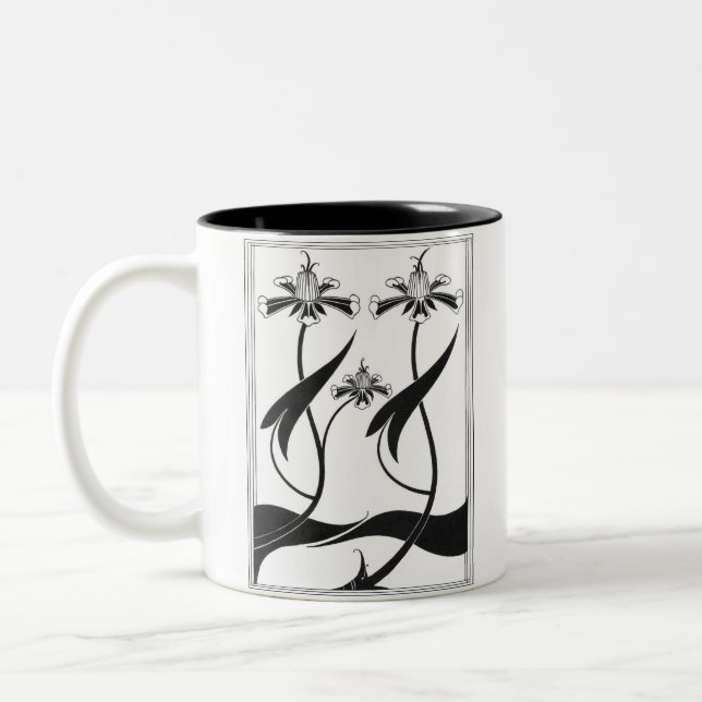 AUBREY BEARDSLEY Two-Tone COFFEE MUG (Left)