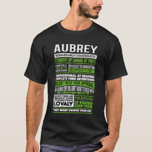Aubrey Girl Name Definition T-Shirt