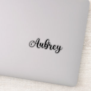 Aubrey Name - Handwritten Calligraphy