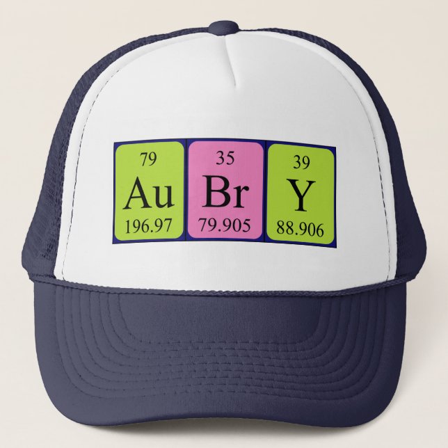 Aubry periodic table name hat (Front)