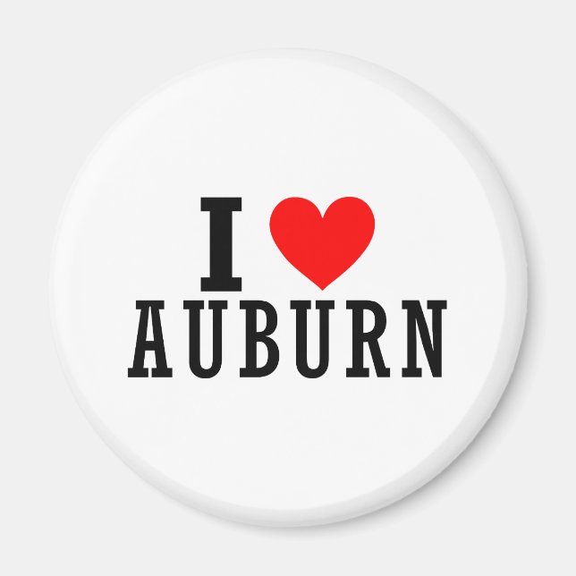 Auburn, Alabama City Design Magnet (Front)