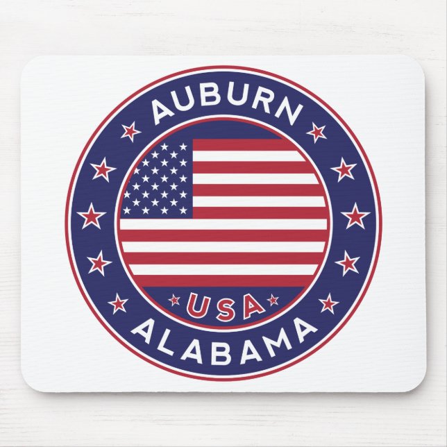 Auburn, Alabama Mouse Mat (Front)