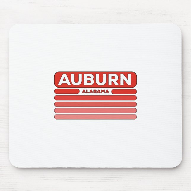 Auburn Alabama Mouse Mat (Front)