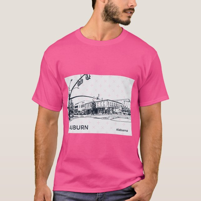 Auburn Alabama Oversized T-Shirt (Front)