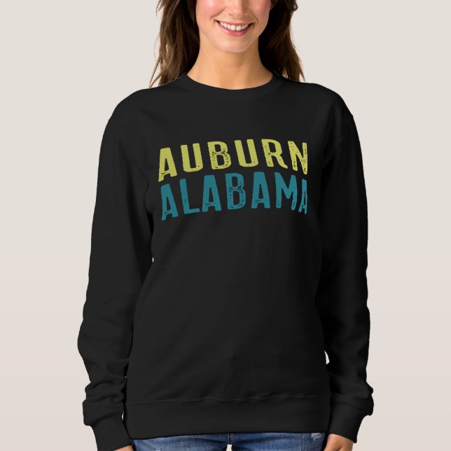 Auburn Alabama  Pacific Coast Stacked Sweatshirt (Front)
