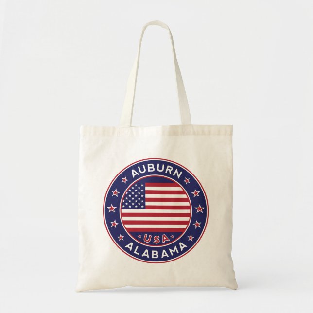 Auburn, Alabama Tote Bag (Front)