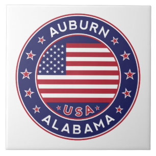 Auburn, Alabama, USA Tile
