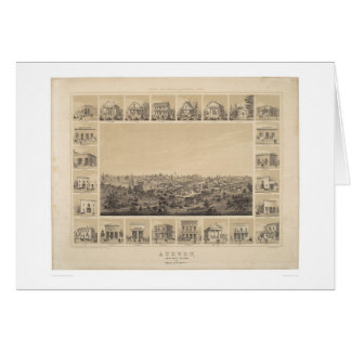 Auburn, California 1857 Panoramic Map (2508A)