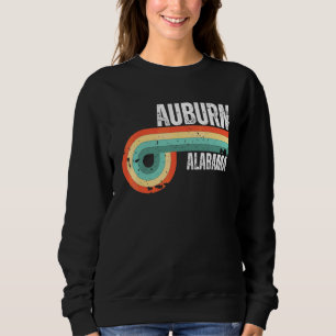 Auburn City Alabama State Vintage Retro Souvenir Sweatshirt
