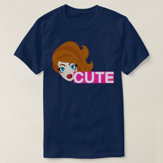 Auburn Cutie Pie T-Shirt (Design Front)