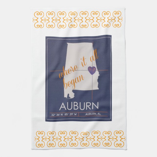 Auburn Dish Towel (Vertical)