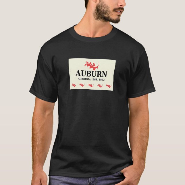 Auburn Georgia Flag T-Shirt (Front)