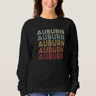 Auburn Indiana Auburn IN Retro Vintage Text Sweatshirt