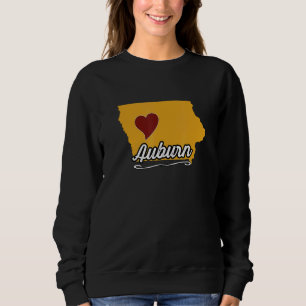 AUBURN IOWA IA USA  Cute Souvenir Merch  US City S Sweatshirt
