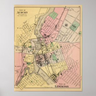 Auburn, Lewiston Poster