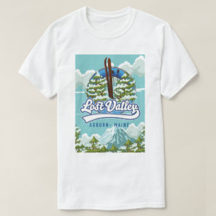 Auburn, Maine, Lost valley ski T-Shirt
