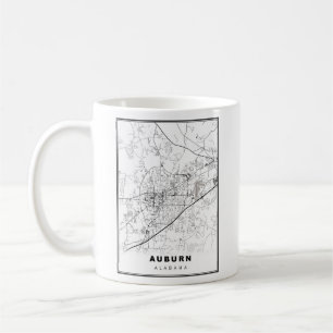 Auburn Map Coffee Mug