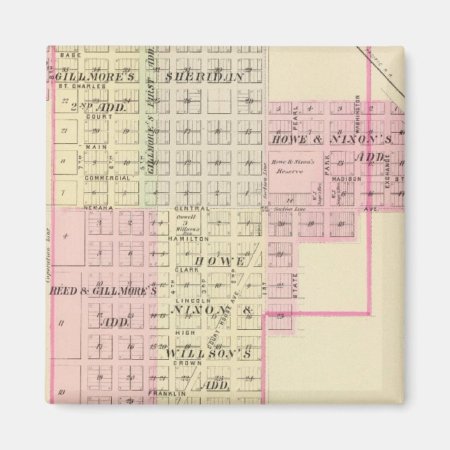 Auburn, Nebraska Magnet (Front)