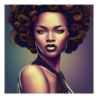 Auburn Queen Orange Brown Hair Black Melanin Afro
