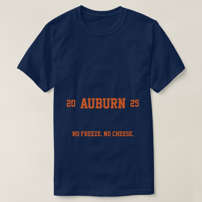 Auburn Tigers 2025 T-Shirt (Design Front)