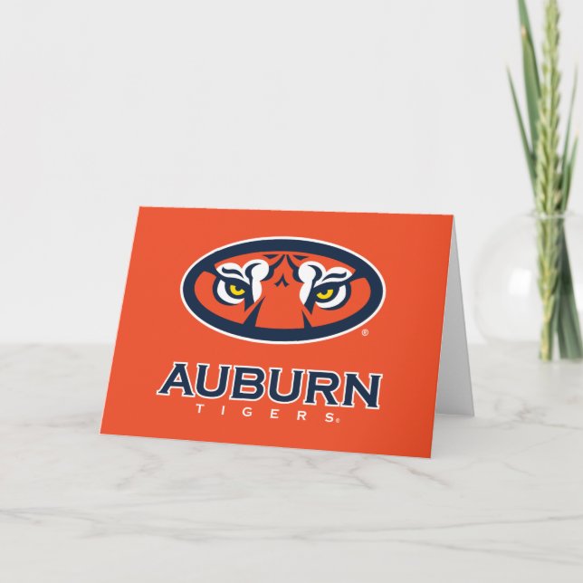 Auburn University | Auburn Tigers Card (Front)