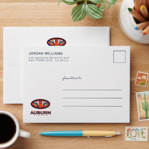 Auburn University   Auburn Tigers Envelope