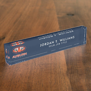 Auburn University   Auburn Tigers Nameplate