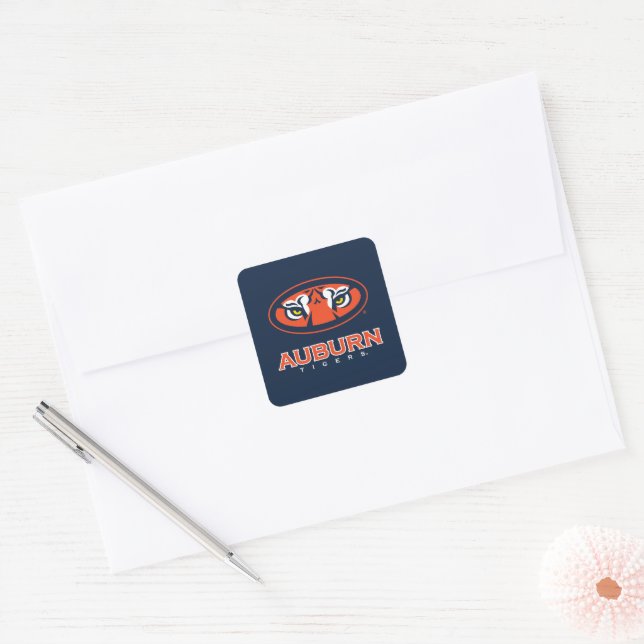 Auburn University | Auburn Tigers Square Sticker (Envelope)