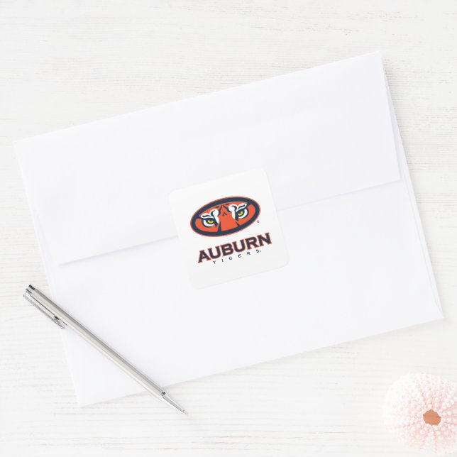 Auburn University | Auburn Tigers Square Sticker (Envelope)