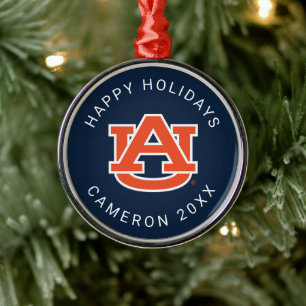 Auburn University   Auburn UA Logo Metal Tree Decoration