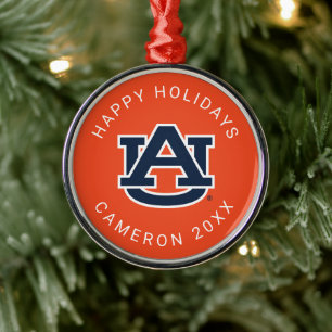 Auburn University   Auburn UA Logo Metal Tree Decoration