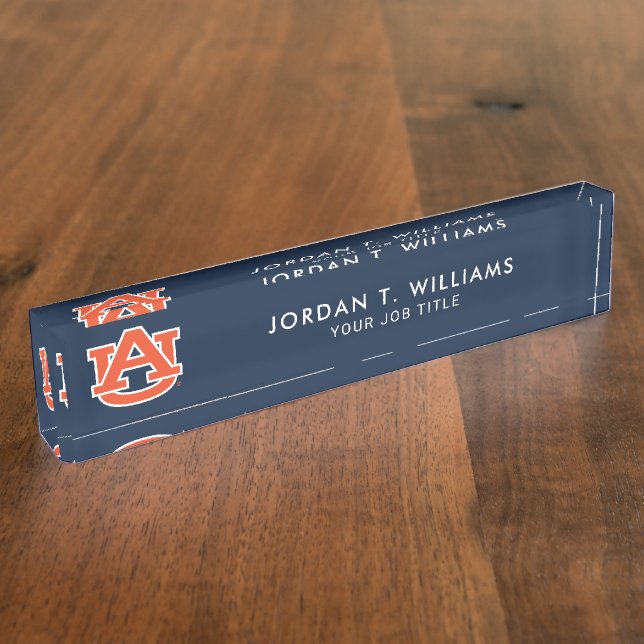Auburn University | Auburn UA Logo Nameplate (Side)