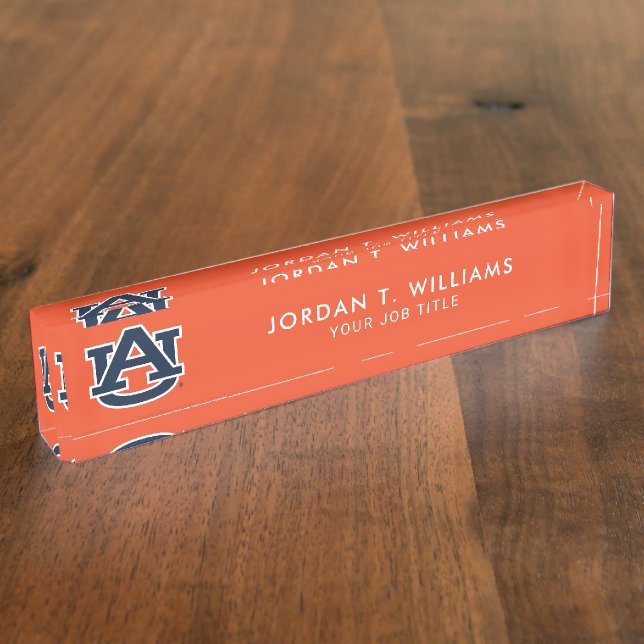 Auburn University | Auburn UA Logo Nameplate (Side)