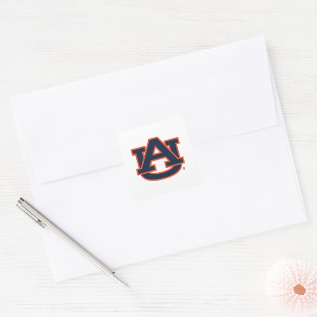 Auburn University | Auburn UA Logo Square Sticker (Envelope)