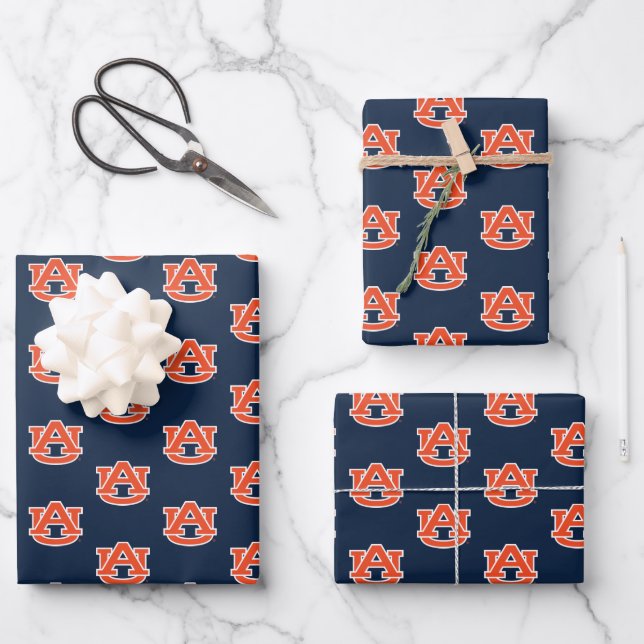 Auburn University | Auburn UA Logo Wrapping Paper Sheet (Front)