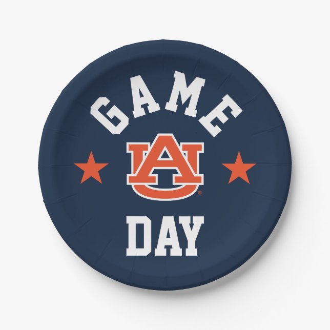 Auburn University Game Day Paper Plate (Front)
