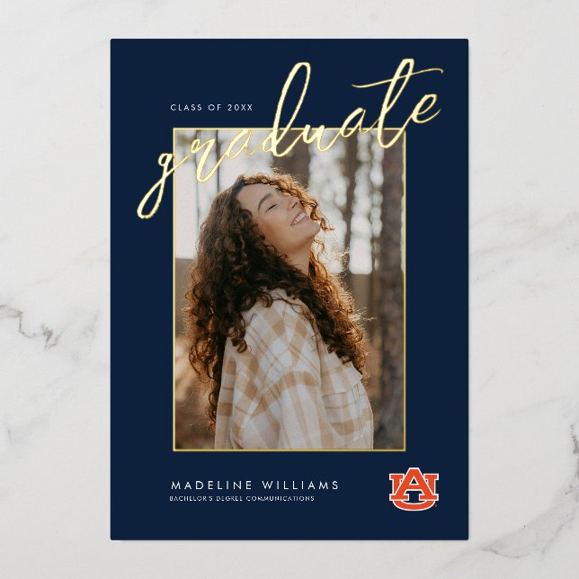 Auburn University Graduation – Auburn Tigers (Front)