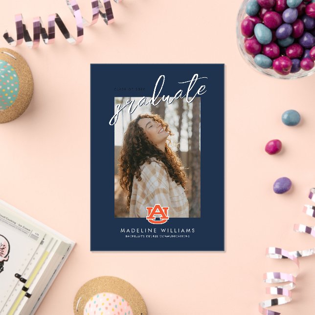 Auburn University Graduation – Auburn Tigers Acrylic Invitations (Insitu (Celebration))