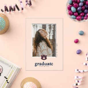 Auburn University Graduation   Auburn Tigers Acrylic Invitations
